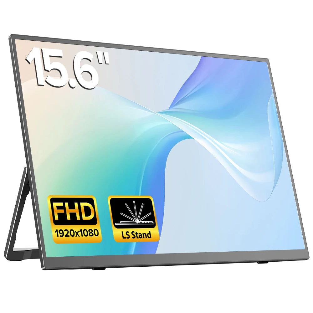 UPERFECT Portable Monitor 60Hz Full HD Display Built In Stand