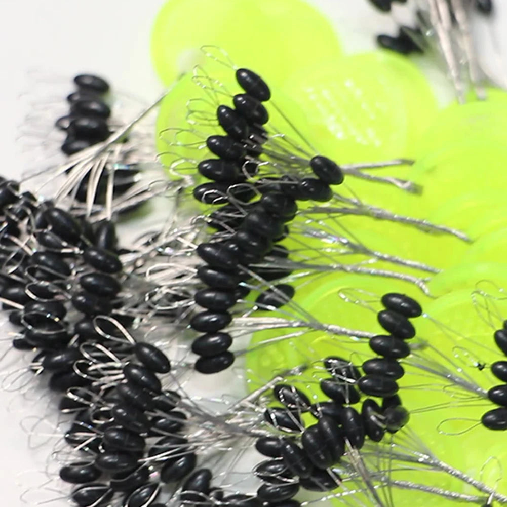 APWIKOGER Rubber Space Beans Fishing Floats Line Stops
