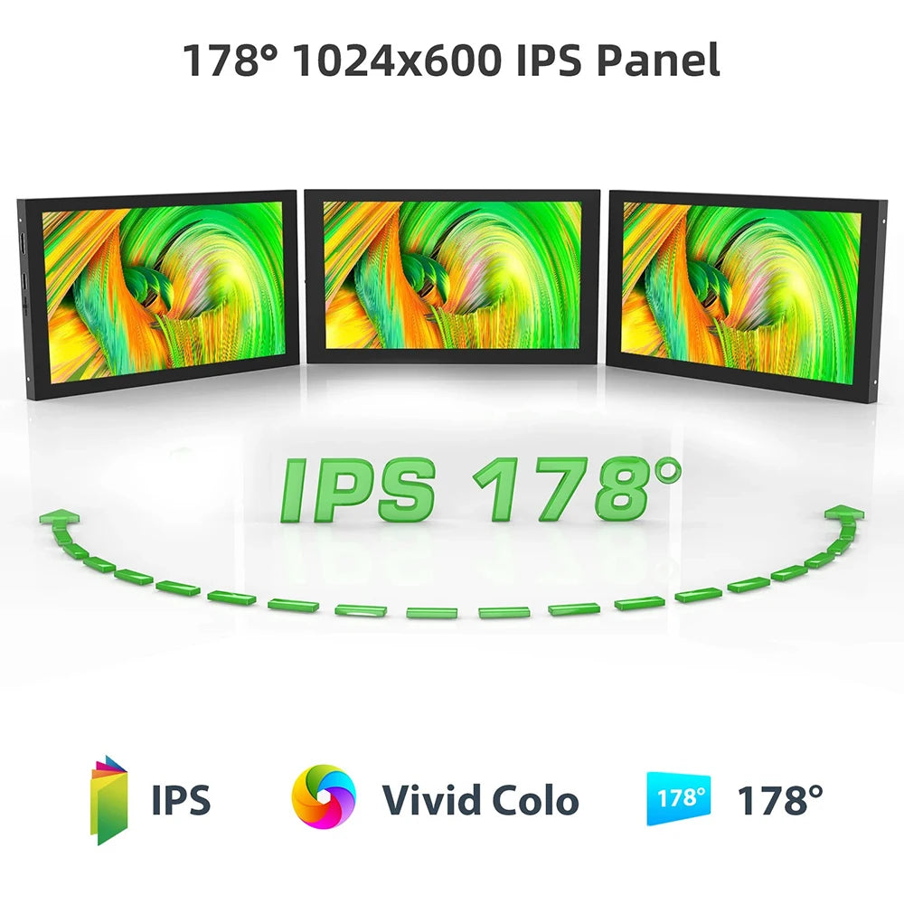 Eyoyo 7 Inch Portable Touchscreen Monitor HDMI USB-C IPS Display