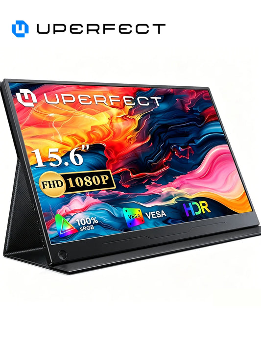 Uperfect Portable Monitor IPS HDR FHD USB C HDMI External Monitor