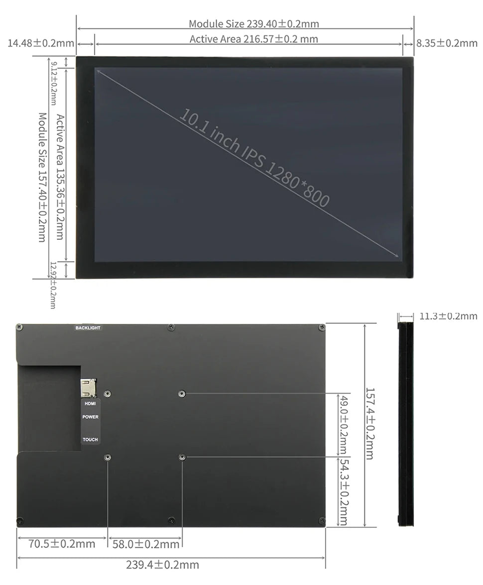 Eyoyo Portable Touchscreen Monitor For Raspberry Pi And Banana Pi
