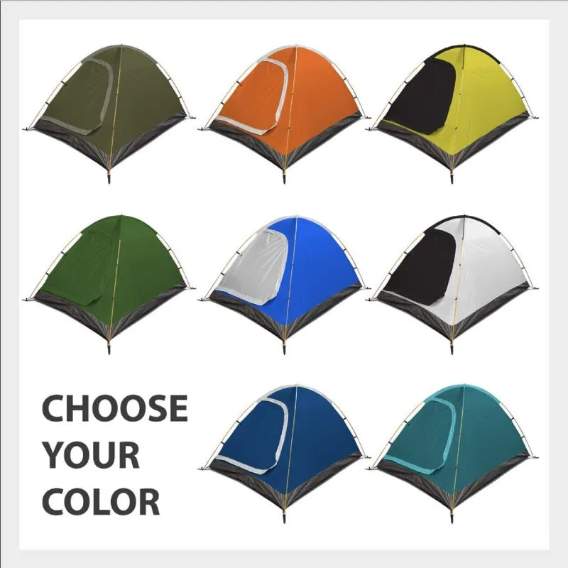 Three Season Camping Tent Waterproof Windproof Hiking Shelter