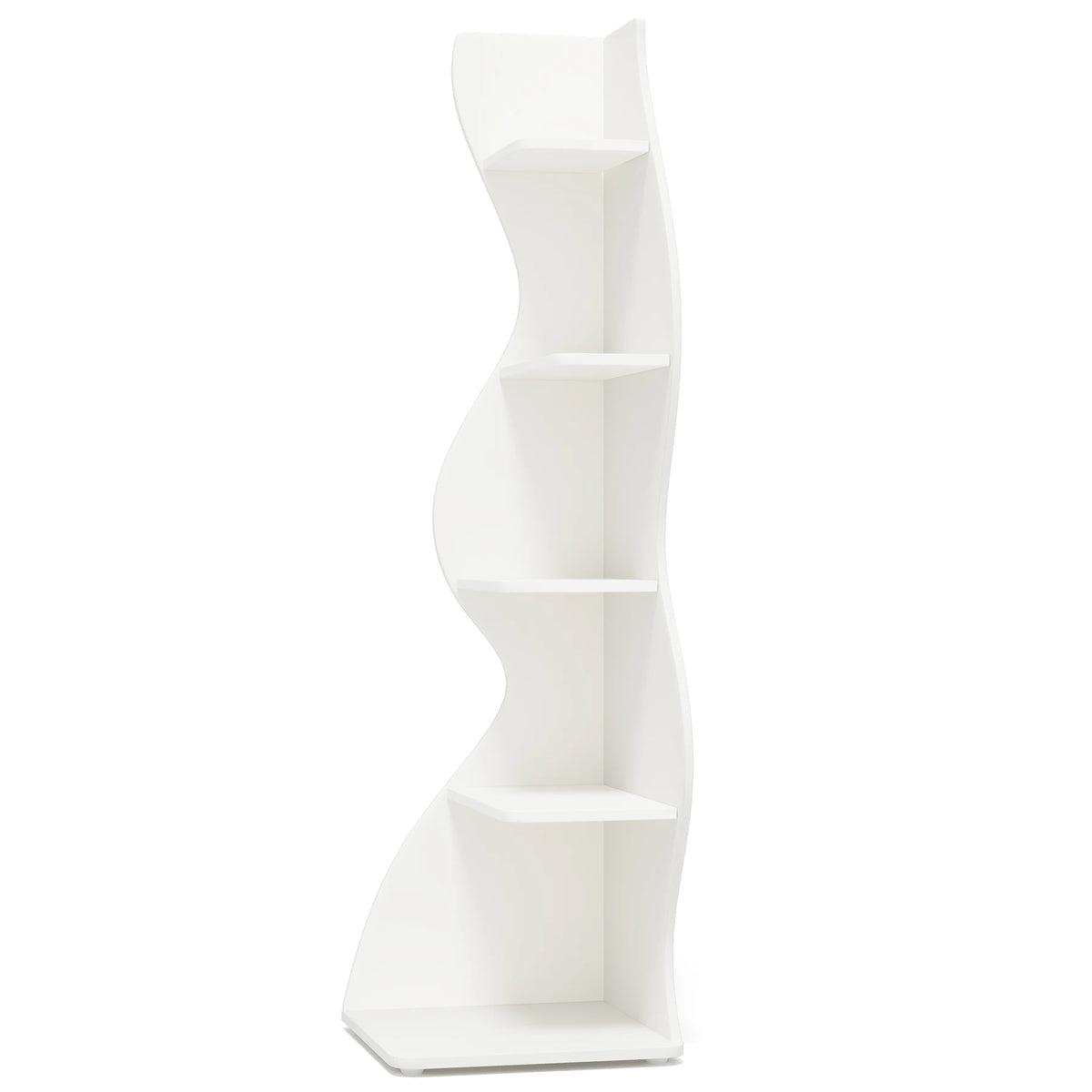 Tribesigns Modern 5 Tier Corner Shelf Bookshelf Plant Stand